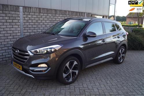 Hyundai Tucson 1.6 T-GDi Premium 4WD Autom Leder Stoel/Stuur, Auto's, Hyundai, Bedrijf, Te koop, Tucson, 4x4, ABS, Achteruitrijcamera