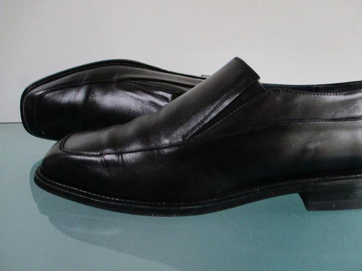 GRATIS VERZENDEN | FLORIS VAN BOMMEL zwarte instappers 42.5, Kleding | Heren, Schoenen, Zo goed als nieuw, Loafers, Zwart, Verzenden