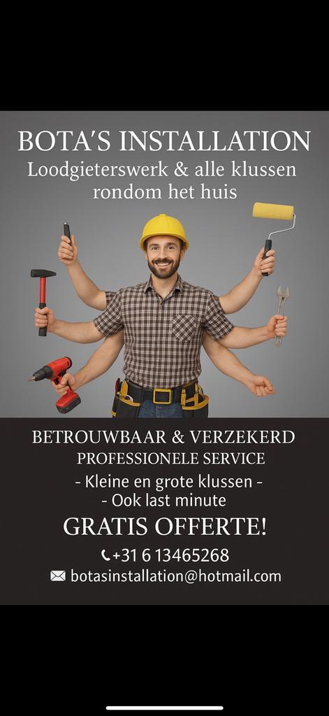 Loodgieter & Klusbedrijf – 24/7 Spoedservice, Doe-het-zelf en Verbouw, Metalen, Ophalen of Verzenden