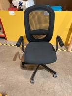 Bureau stoel Flintan van IKEA, Zwart, W, Ophalen of Verzenden, Zo goed als nieuw