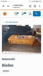 Salontafel, Huis en Inrichting, Ophalen, Gebruikt, 100 tot 150 cm, 50 tot 100 cm
