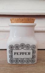 Vintage Arabia kruidenpotje Pepper, Scandinavisch, Antiek en Kunst, Ophalen of Verzenden