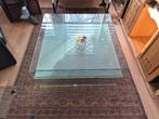 grote glaze tafel, Ophalen, Gebruikt, Vierkant, Glas