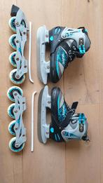 Nijdam Combo skeelers/schaatsen verstelbaar maat 35 tm 38, Kinderen, Inline skates 4 wielen, Ophalen, Overige merken