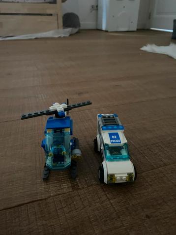 Lego Politie Helikopter & Auto - Zo Goed Als Nieuw beschikbaar voor biedingen