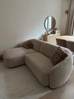 FonQ Chubby Chaise Longue Links - Beige, Zo goed als nieuw!, Huis en Inrichting, Banken | Bankstellen, Ophalen, Hoekbank, Tweepersoons