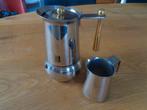 GUIDO BERGNA koffiepercolator + melkkannetje, Ophalen of Verzenden, Zo goed als nieuw