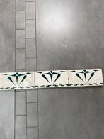 Drie antieke wandtegeltjes, Ophalen of Verzenden, Minder dan 20 cm, Minder dan 5 m², Wandtegels