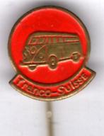 VW Volkswagen spijl bus rood op koper speldje( C_422 ), Verzenden, Zo goed als nieuw, Transport, Speldje of Pin