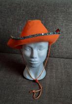 Orange cowboy hoed, Ophalen of Verzenden, Gedragen, One size fits all