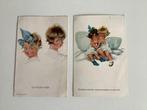 2 oude gelopen kaarten Chicky Sparks 1933, Verzamelen, Ansichtkaarten | Themakaarten, Ophalen of Verzenden, 1920 tot 1940, Gelopen