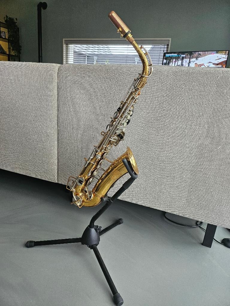 Altsax Selmer Bundy 1 726069, Muziek en Instrumenten, Blaasinstrumenten | Saxofoons, Zo goed als nieuw, Alt, Met koffer, Ophalen