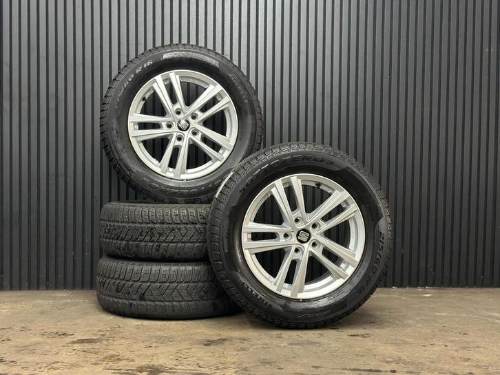 Mooie zgan winterset Seat Ateca 16 inch 7.5mm pirelli €499,-, Auto-onderdelen, Banden en Velgen, Banden en Velgen, Winterbanden