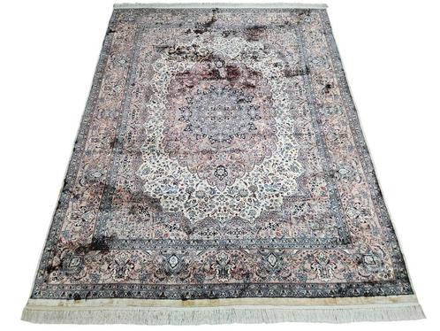 Handmade Persian wool Kashmir carpet medallion 255x360cm, Huis en Inrichting, Stoffering | Tapijten en Kleden, Zo goed als nieuw
