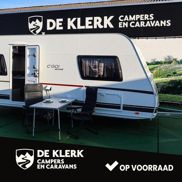 Dethleffs C-GO 495 FR Active Christmas Special (bj 2026), Caravans en Kamperen, Caravans, Bedrijf, tot en met 4, 1000 - 1250 kg