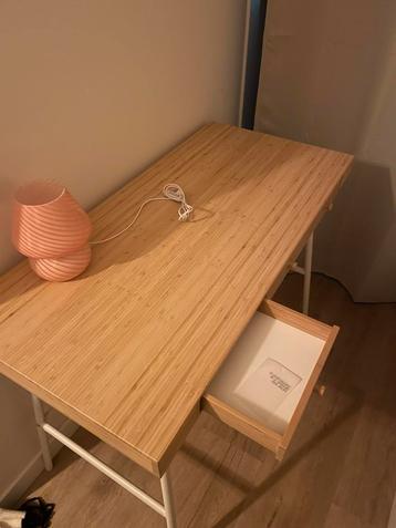 Ikea LILLÅSEN bureau bamboe 