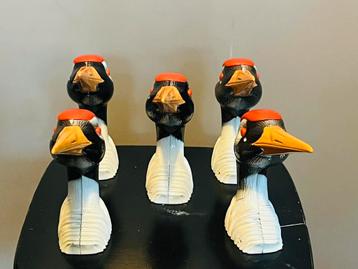 Leuke metalen tafel aanstekere in vorm van een vogels x 6 beschikbaar voor biedingen