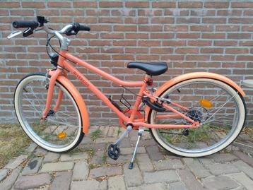 24 inch Zalm roze Riverside 500 B-twin meisjesfiets beschikbaar voor biedingen
