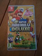 New Super Mario Bros. U Deluxe, Ophalen of Verzenden, Zo goed als nieuw, Platform, 3 spelers of meer