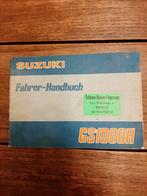Suzuki GS1000H Fahrer-Handbuch, Ophalen, Suzuki