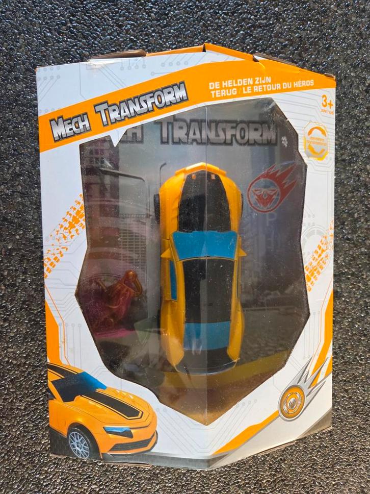 Mech Transform Auto - Transformer Speelgoed, Kinderen en Baby's, Speelgoed | Speelgoedvoertuigen, Gebruikt, Ophalen of Verzenden