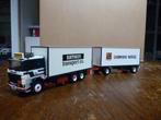 Tekno Scania 142 Kim Johansen met certificaat, Ophalen of Verzenden, Nieuw, Bus of Vrachtwagen, Tekno