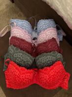 3 BH’s Hunkemöller/ als nieuw/ 80B, Hunkemöller, Verzenden, Rood, BH