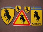 Zweedse sticker set met steigerend eland v. Volvo . Saab., Ophalen of Verzenden, Nieuw