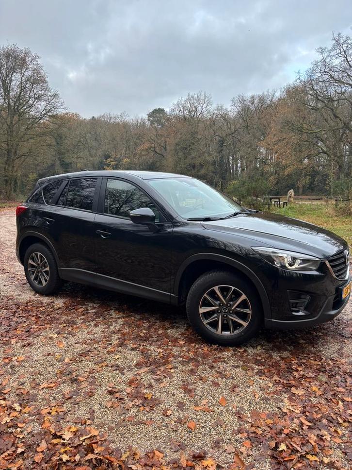 Mazda CX-5 2.0 Skyactiv-g 165pk 2WD Aut 2015 Zwart, Auto's, Mazda, Particulier, CX-5, ABS, Adaptieve lichten, Adaptive Cruise Control