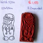 Kerst 575 EZ-mounted stempel, Ophalen of Verzenden, Gebruikt, EZ-mounted stempel