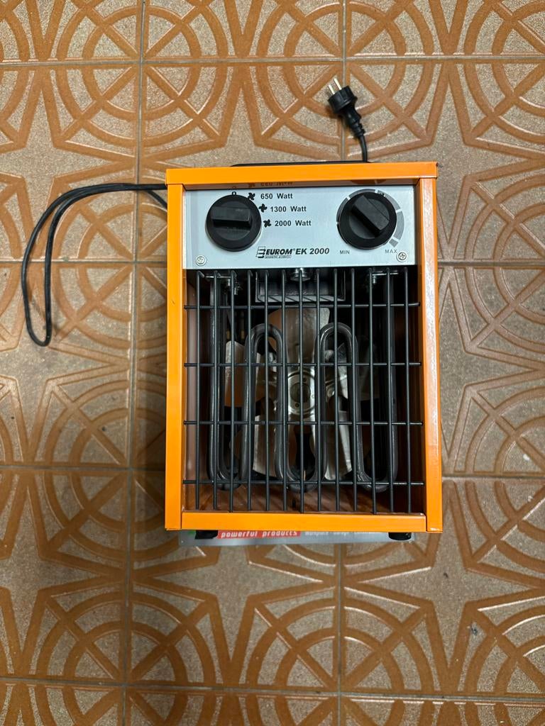 Eurom EK 2000 Kachel - 2000 Watt, Ophalen, 30 tot 80 cm, Gebruikt, Kachel