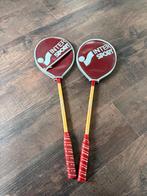 Vintage houten badminton rackets, Sport en Fitness, Badminton, Ophalen of Verzenden, Zo goed als nieuw, Racket(s)