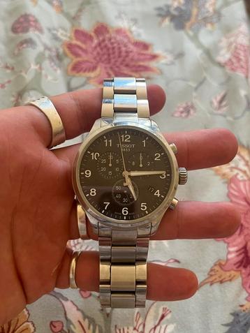 Tissot Chrono XL classic (zilverkleurig, zwarte wijzerplaat) beschikbaar voor biedingen