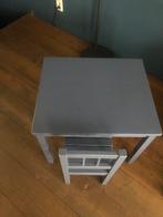Kindertafel en stoeltje, Minder dan 55 cm, Gebruikt, Hout, Ophalen