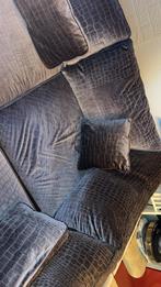 Croco Velvet Bank - Zo Goed Als Nieuw!, Huis en Inrichting, Banken | Bankstellen, 100 tot 125 cm, 300 cm of meer, Ophalen of Verzenden
