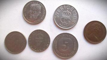 Munten~Zweden~Noorwegen~Duitsland~Krone~1975 ea beschikbaar voor biedingen