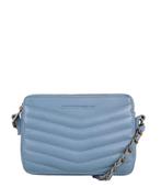 Cowboysbag schoudertasje blauw leer, Ophalen of Verzenden, Zo goed als nieuw, Blauw, Leer