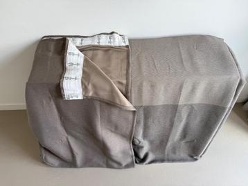 4x IKEA verduisterende gordijnen – 145 x 300 cm - grijsbruin - afbeelding 4