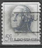 USA 1962/1963 - Yvert 741b - George Washington (ST), Verzenden, Gestempeld, Noord-Amerika
