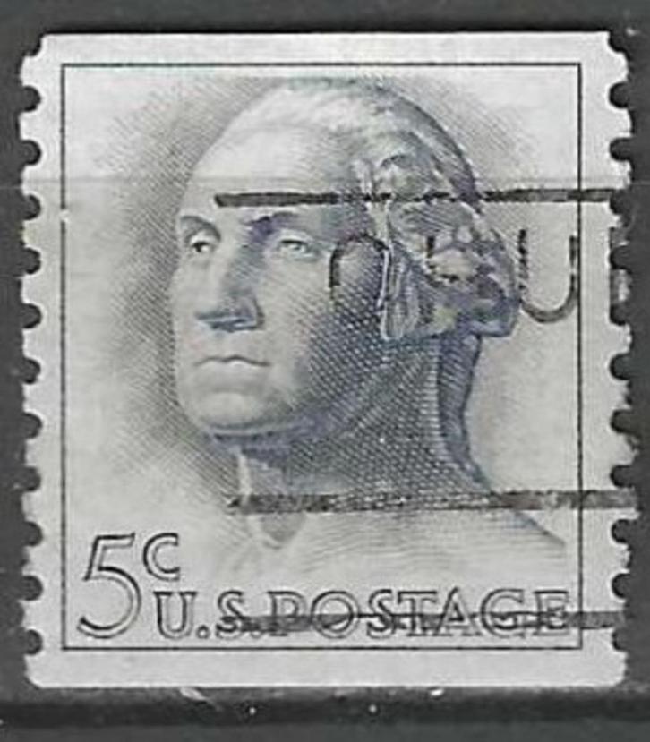 USA 1962/1963 - Yvert 741b - George Washington (ST), Postzegels en Munten, Postzegels | Amerika, Gestempeld, Noord-Amerika, Verzenden