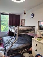 Stapelbed (Triobed) te koop, Huis en Inrichting, Slaapkamer | Stapelbedden en Hoogslapers, Ophalen, 90 cm, Tweepersoons, Zo goed als nieuw