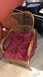 Houten stoel met kussen, Antiek en Kunst, Ophalen of Verzenden
