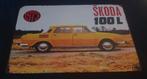 Wandbord Skoda 100L - Mancave/Bar/Kroeg, Ophalen of Verzenden, Nieuw