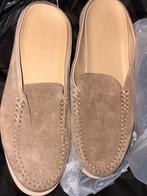 Zara Suède Instappers - Zandkleurig - Maat 42, Ophalen, Zo goed als nieuw