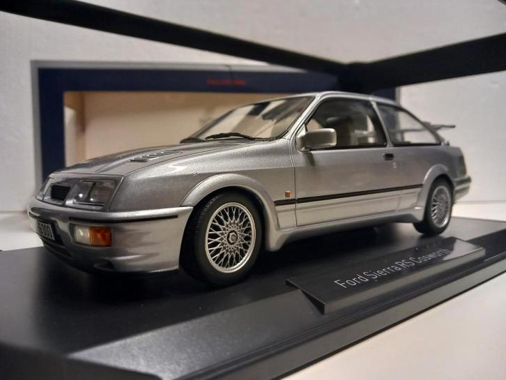 Ford Sierra RS Cosworth grey 1986 NOREV 1:18 KRD, Hobby en Vrije tijd, Modelauto's | 1:18, Zo goed als nieuw, Auto, Norev, Ophalen of Verzenden