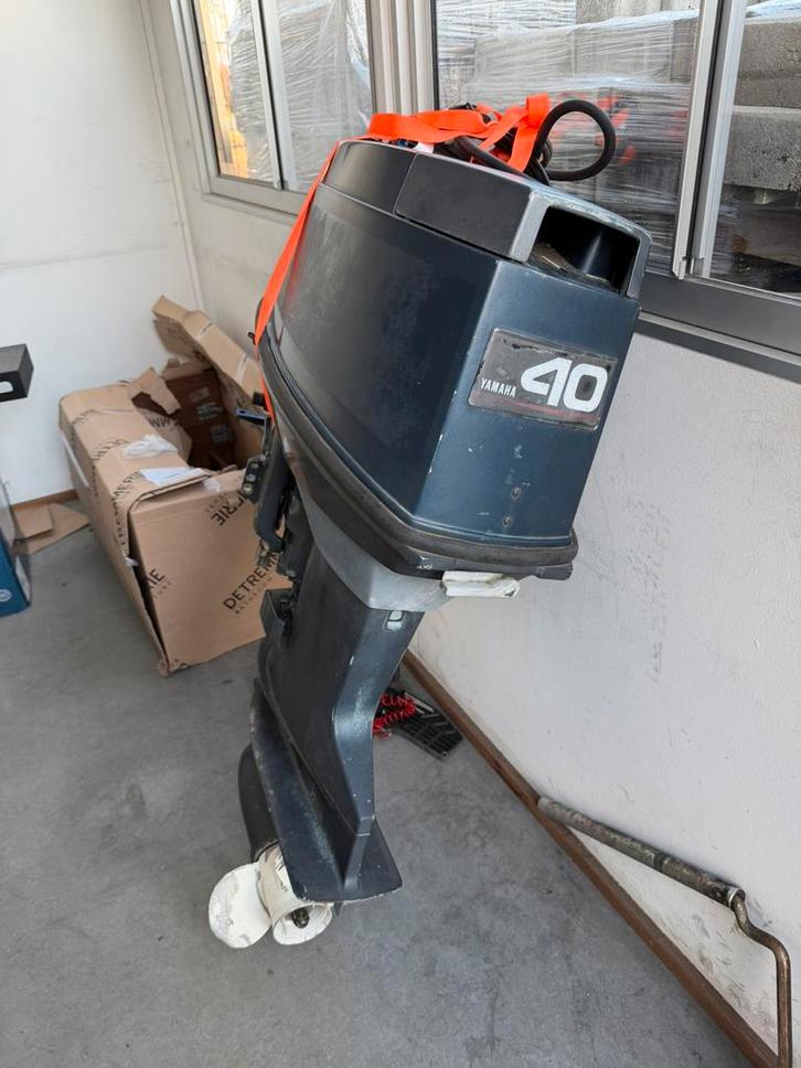 40 pk autolube yamaha kortstaart elec start afstands, Watersport en Boten, Buiten- en Binnenboordmotoren, Zo goed als nieuw, Benzine