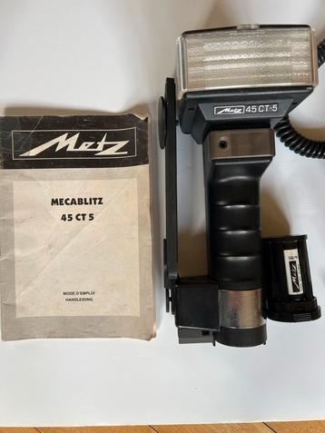 Metz Flitser 45 CT-5 Set - Vintage Camera Flitser beschikbaar voor biedingen