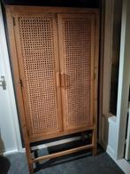 prachtige teakhouten webbing kast, Ophalen, Met deur(en), Teakhout, Zo goed als nieuw