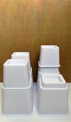 Bedklossen, Bedverhogers, Pootverhogers, Huis en Inrichting, Ophalen of Verzenden, Zo goed als nieuw, Eenpersoons, Hout