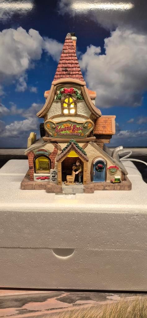 Lemax Edwards bros fine woodworking, Diversen, Kerst, Ophalen of Verzenden